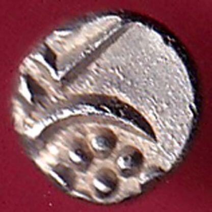 TRAVANCOR STATE RAJARAM VERMA IV SILVER CHUKRAM COIN –F3973 - Image 2