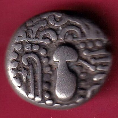 ANCIENT INDIA GADHAYA DYNASTY KING PORTRAIT COIN- :-F4010