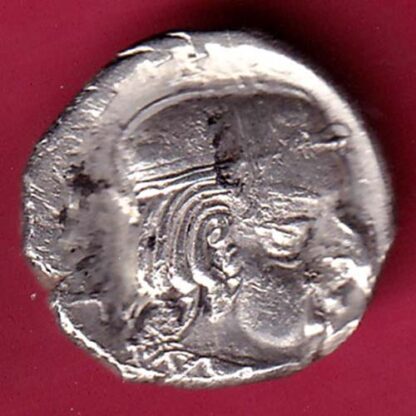 ANCIENT INDIA KSHATRAP DYNASTY KING PORTRAIT SILVER COIN  :-F4011