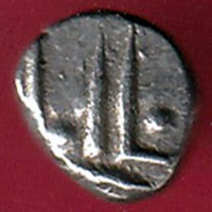 TRAVANCOR STATE RAJARAM VERMA IV SILVER CHUKRAM COIN –F4054 - Image 2
