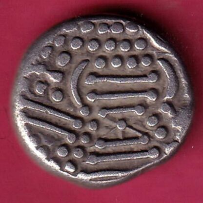 ANCIENT INDIA GADHAYA DYNASTY KING PORTRAIT COIN–F4065 - Image 2