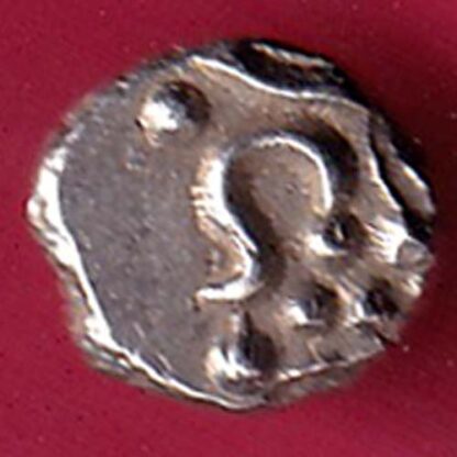 TRAVANCORE STATE RAJARAM VERMA IV SILVER CHUKRAM COIN–F4068