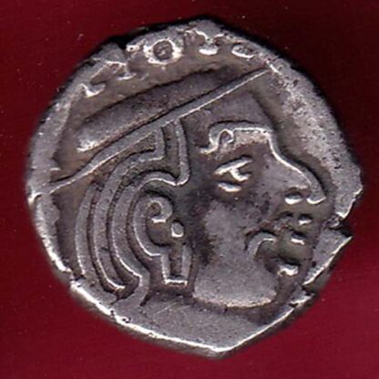 ANCIENT INDIA KSHATRAP DYNASTY KINGS PORTRAIT RARE SILVER COIN–F4087