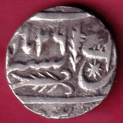 Awadh State RY 26 AH 1233muhammadabad banaras mint Rare Silver rupee–F4091