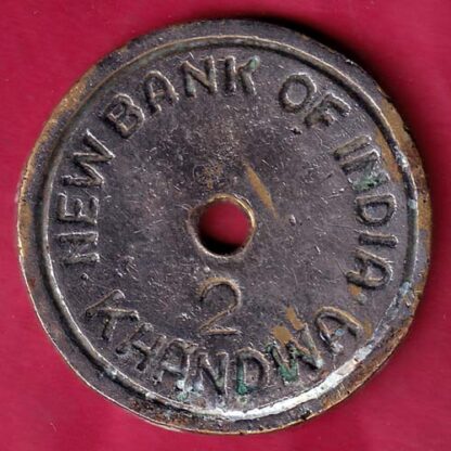 BANK TOKEN: THE NEW BANK OF INDIA LTD. KHANDWA –F4097