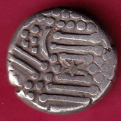 ANCIENT INDIA GADHAYA DYNASTY KING PORTRAIT COIN- FC636 - Image 2