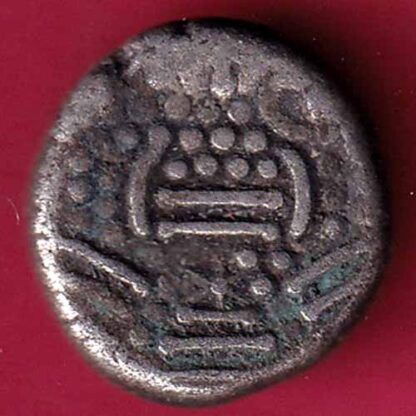 ANCIENT INDIA GADHAYA DYNASTY KING PORTRAIT COIN –FC668 - Image 2