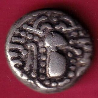 ANCIENT INDIA GADHAYA DYNASTY KING PORTRAIT COIN –FC668