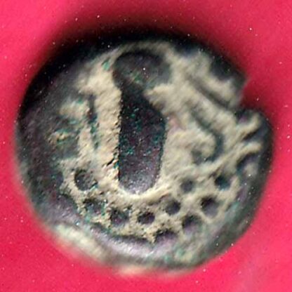 ANCIENT INDIA GADHAYA DYNASTY KING PORTRAIT COIN – FC758