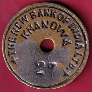 BANK TOKEN: THE NEW BANK OF INDIA LTD. KHANDWA - FC801