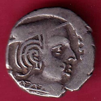 ANCIENT INDIA KSHATRAP DYNASTY KING PORTRAIT SILVER COIN – FC809