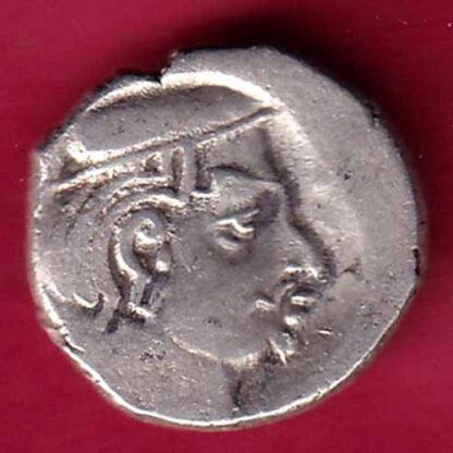 ANCIENT INDIA KSHATRAP DYNASTY KING PORTRAIT SILVER COIN – FC847