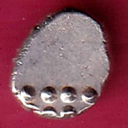 TRAVANCOR STATE RAJARAM VERMA IV SILVER CHUKRAM COIN– FC850 - Image 2