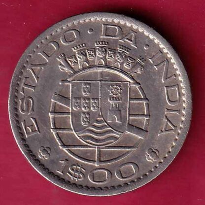 PORTUGUESE INDIA GOA 1 ESCUDO 1959 COIN – FC879