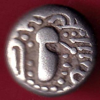 ANCIENT INDIA GADHAYA DYNASTY KING PORTRAIT COIN- FC902