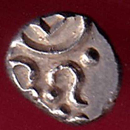 TRAVANCORE STATE RAJARAM VERMA IV SILVER CHUKRAM COIN - FC905