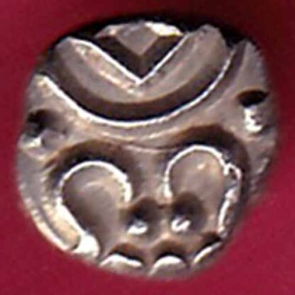 TRAVANCORE STATE RAJARAM VERMA IV SILVER CHUKRAM COIN–F4129