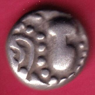 ANCIENT INDIA GADHAYA DYNASTY KING PORTRAIT COIN –F4143