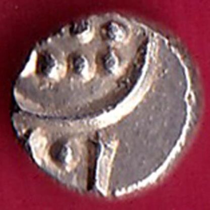 TRAVANCORE STATE RAJARAM VERMA IV SILVER CHUKRAM COIN - F4197 - Image 2