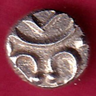 TRAVANCORE STATE RAJARAM VERMA IV SILVER CHUKRAM COIN - F4197