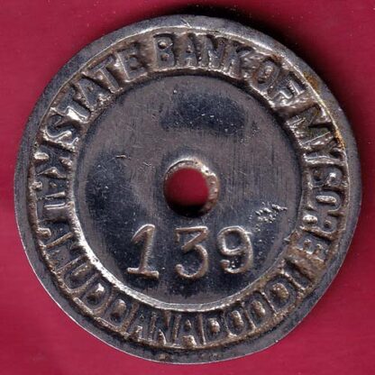 BANK TOKEN: STATE BANK OF MYSORE KALAMUDDANADODDI 139 –F4265
