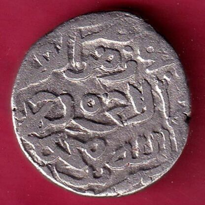 DELHI SULTAN MOHD.BIN TUGHLOUQUE ONE TANKA W– 8.82 gm COIN– F4310 - Image 2