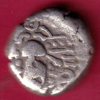 ANCIENT INDIA GADHAYA DYNASTY KING PORTRAIT COIN – F4325