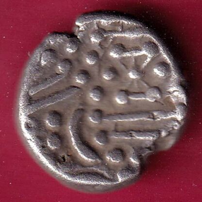 ANCIENT INDIA GADHAYA DYNASTY KING PORTRAIT COIN  – F4341 - Image 2
