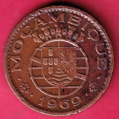 PORTUGUESE INDIA GOA 1 ESCUDO 1969 COIN– F:4353 - Image 2