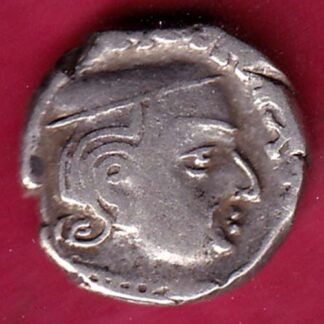 ANCIENT INDIA KSHATRAP DYNASTY KINGS PORTRAIT RARE SILVER COIN– F:4362
