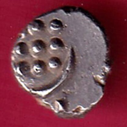 TRAVANCORE STATE RAJARAM VERMA IV SILVER CHUKRAM COIN – F4392 - Image 2