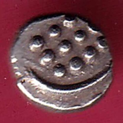TRAVANCORE STATE RAJARAM VERMA IV SILVER CHUKRAM COIN-FC1031 - Image 2