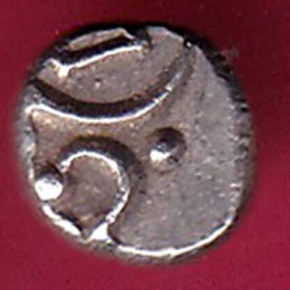 TRAVANCORE STATE RAJARAM VERMA IV SILVER CHUKRAM COIN-FC1031