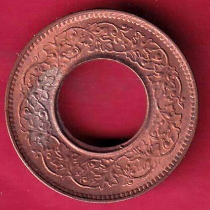 British india king george vi 1944 LAHORE MINT one pice copper coin-FC1038 - Image 2