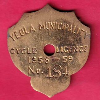 YEOLA MUNICIPALITY – CYCLE (1958-59)  -FC1056