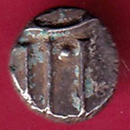 TRAVANCORE STATE RAJARAM VERMA IV SILVER CHUKRAM COIN –FC1107 - Image 2