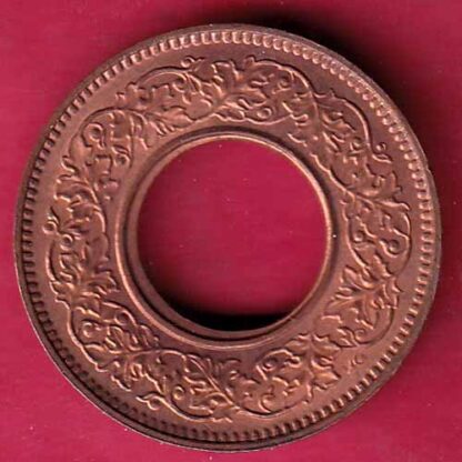 British india king george vi 1944 LAHORE MINT one pice copper coin -FC1133 - Image 2