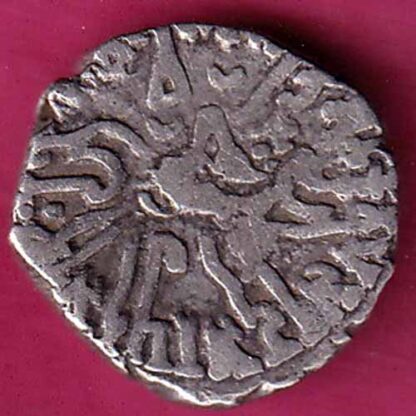 ANCIENT INDIA KSHATRAP DYNASTY KINGS PORTRAIT RARE SILVER COIN– FC1155 - Image 2