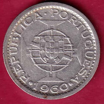 Portuguese Mozambique 1960 five Escudos – FC1185 - Image 2