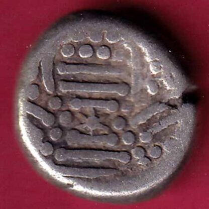 ANCIENT INDIA GADHAYA DYNASTY KING PORTRAIT COIN – FC1186 - Image 2