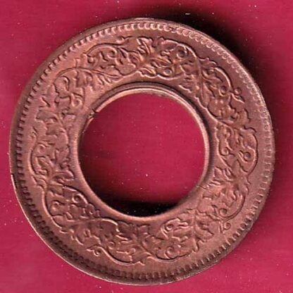 British india king george vi 1944 LAHORE MINT one pice copper coin– FC1192 - Image 2