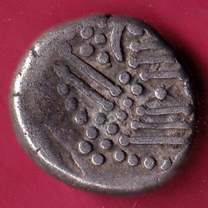 ANCIENT INDIA GADHAYA DYNASTY KING PORTRAIT COIN – FC1193 - Image 2
