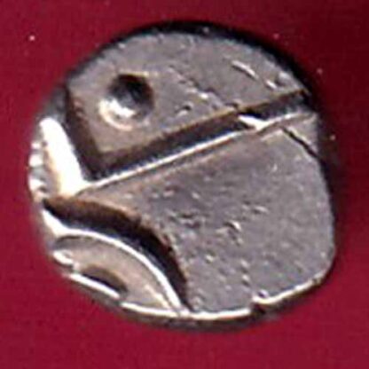 TRAVANCORE STATE RAJARAM VERMA IV SILVER CHUKRAM COIN – FC1237 - Image 2