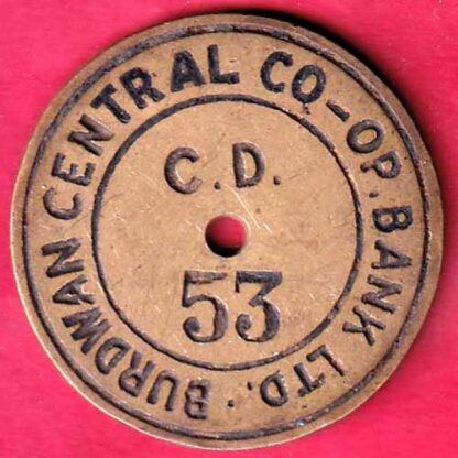 BANK TOKEN: BURDAWAN CENTRAL CO.OP BANK LTD– FC930