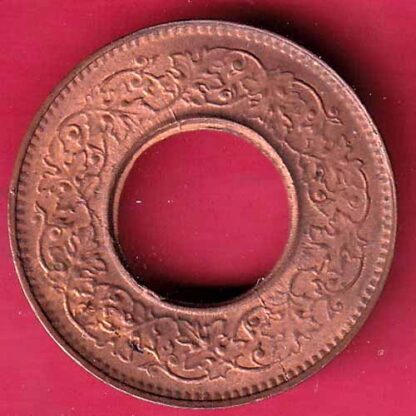 British india king george vi 1944 LAHORE MINT one pice copper coin- FC946 - Image 2