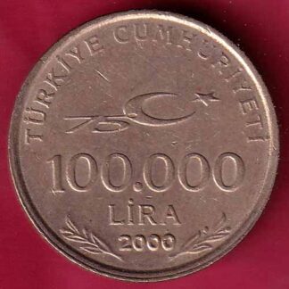 Turkiye Cumhuriyeti 2000 Mustafa Kemal Ataurk 100.000 Lira- FC967