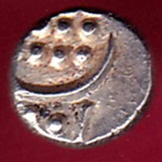 TRAVANCORE STATE RAJARAM VERMA IV SILVER CHUKRAM COIN- FC981