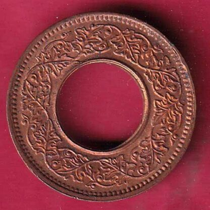 British india king bombay mint george vi 1945 one pice beautiful copper Coin – FC996 - Image 2