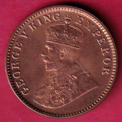 BRITISH INDIA 1936 GEORGE V ONE QUARTER ANNA –F4236 - Image 2