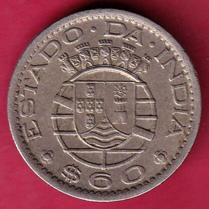 Portuguese India 60 Centavos 1959 – F4419